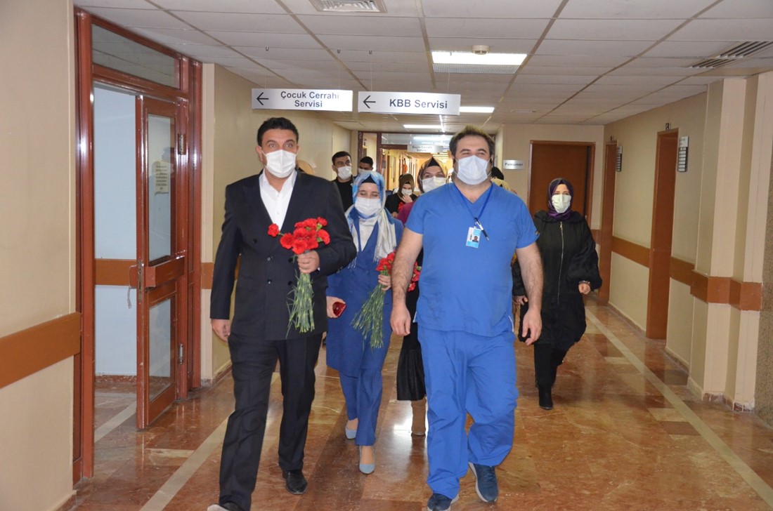 AK Parti Karaköprü İlçe Başkanı Ağan, Sağlık Çalışanlarımızın Her Zaman Yanındayız