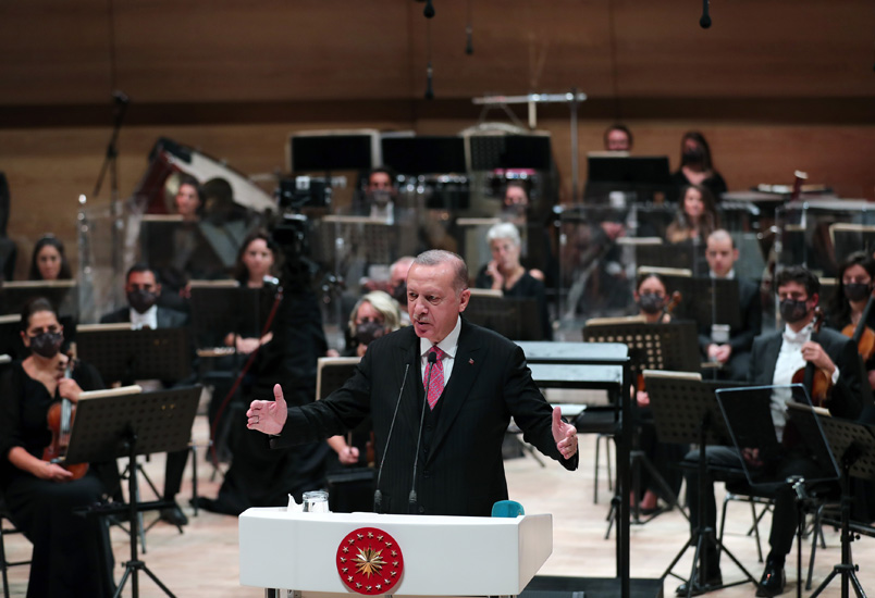 Cumhurbaşkanı Erdoğan, Cumhurbaşkanlığı Senfoni Orkestrası Konser Salonu Açılış Töreni’ne katıldı
