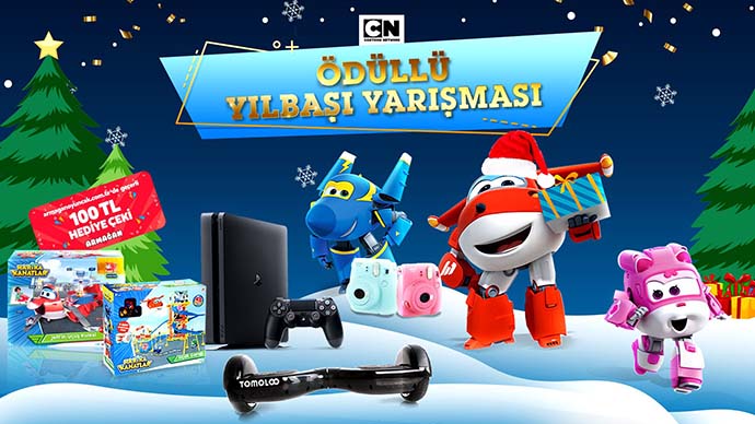 Cartoon Network’ün beklenen ödüllü yılbaşı yarışması 30 Aralık tarihine kadar devam ediyor