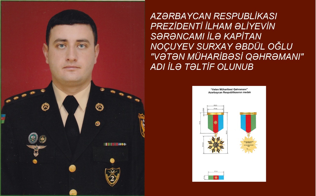 Vatanhabarlerin.com Azerbaycanlı Şehit Yüzbaşı Noçuyev Surxay Ebdül oğlundan yazdı..
