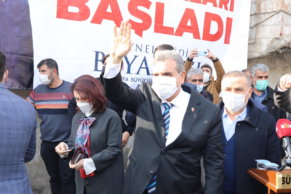  KÜLTÜR VE TURİZM YOLU İÇİN YIKIM VE ÇALIŞMALARI BAŞLADI