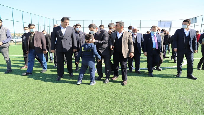 KARAKÖPRÜ KIRSALINDA SPOR YATIRIMLARI SÜRÜYOR