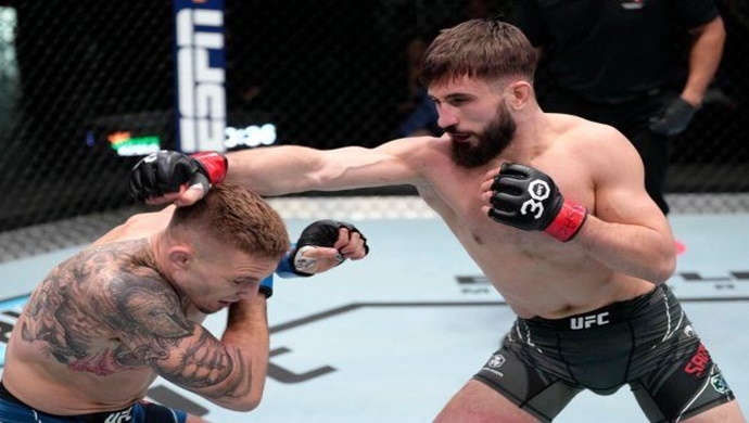 Azərbaycanlı döyüşçü “UFC Fight Night 209”dakı ilk döyüşünü parlaq qələbə ilə başa vurub