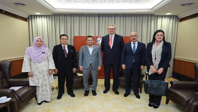 Meeting of the Ambassadors of Tajikistan, the Netherlands and the UN Resident Coordinator in Malaysia with the Minister of Natural Resources, Environment and Climate Change of Malaysia