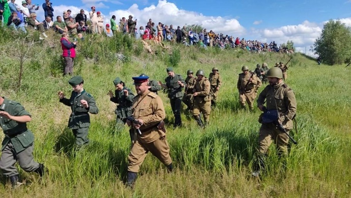 При поддержке «Единой России» в Югре воссоздали события Великой Отечественной войны