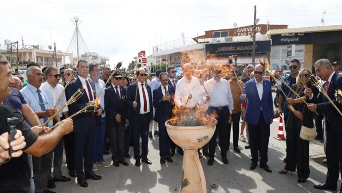 Cumhurbaşkanı Ersin Tatar, İskele Belediyesi tarafından düzenlenen “5. Kültürlerin Kaynaşması” etkinliğine katıldı ve bir konuşma gerçekleştirdi