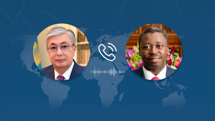 Kassym-Jomart Tokayev holds telephone conversation with the President of the Republic of Togo Faure Gnassingbé