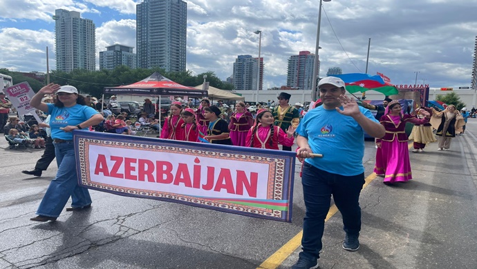 Kanadada yaşayan soydaşlarımız üç böyük paradda ölkəmizi təmsil edib