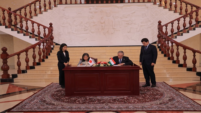 İnsan Kaynakları Geliştirme Bursu Projesi (JDS) Değişim Notlarının İmzalanması