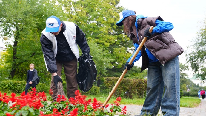 «Единая Россия» и МГЕР приняли участие в масштабном субботнике в Хабаровске