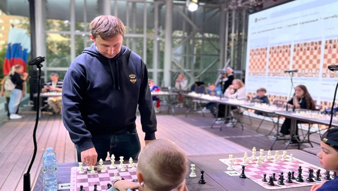 Birleşik Rusya, Moskova Bölgesi Lobnya’da Sergey Karjakin Kupası satranç süper finalini düzenledi