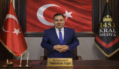 KRAL GAZETECİ ABDULLAH YİĞİT `TEN 19 MAYIS ATATÜRK’Ü ANMA, GENÇLİK VE SPOR BAYRAMI MESAJI