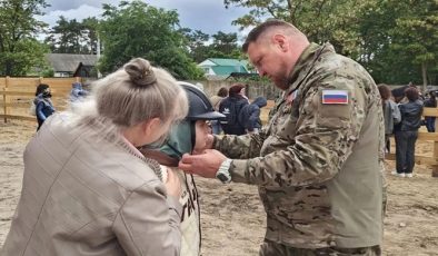 «Единая Россия» организовала в Воронеже конные прогулки для детей с ОВЗ