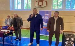 Birleşik Rusya partisinin “Güçlülerin Seçimi” projesi kapsamında Kaliningrad’da genç erkekler için serbest stil güreş turnuvası düzenleniyor