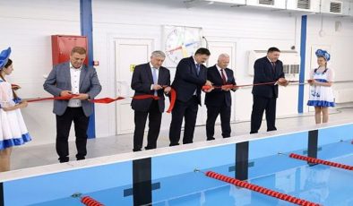 Birleşik Rusya Halk Programı kapsamında Volgograd Oblastı’nın Yelan şehrine bir yüzme havuzu inşa edildi