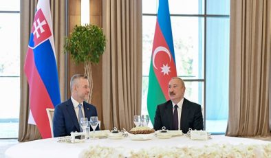 İlham Əliyevin adından Xankəndidə Slovakiya Prezidentinin şərəfinə rəsmi nahar verilib