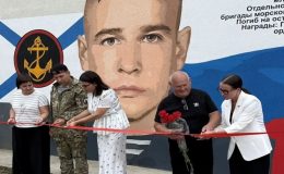 По партпроекту «Историческая память» в Нижнем Новгороде появился мурал в память о Герое СВО