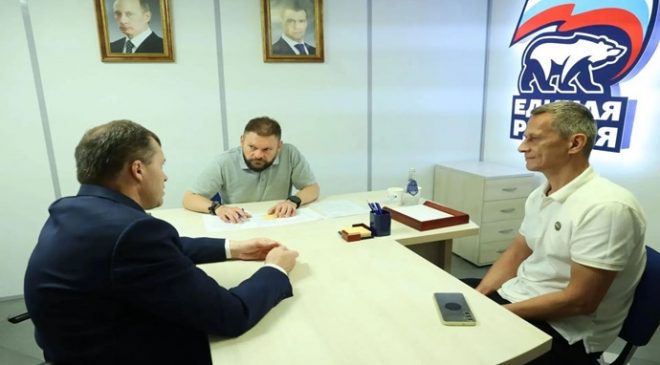 Evgeny Poddubny, SVO katılımcılarının gazileri ve aile üyeleri için bir resepsiyon düzenledi