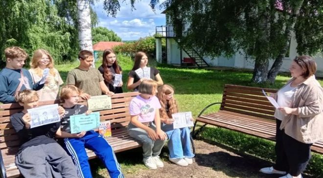 Сторонники «Единой России» провели лекцию по ПДД для школьников села Заречное Ульяновской области