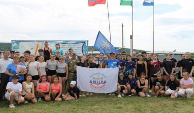 Başkortostan’ın Kıginsky bölgesinde Birleşik Rusya taraftarları plaj voleybolu turnuvası düzenledi