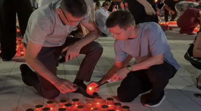 Birleşik Rusya ve Genç Muhafız aktivistleri, Ukrayna Silahlı Kuvvetlerinin Kursk bölgesini işgalinin yıldönümünü anma etkinliğine katıldı
