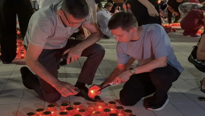 Birleşik Rusya ve Genç Muhafız aktivistleri, Ukrayna Silahlı Kuvvetlerinin Kursk bölgesini işgalinin yıldönümünü anma etkinliğine katıldı