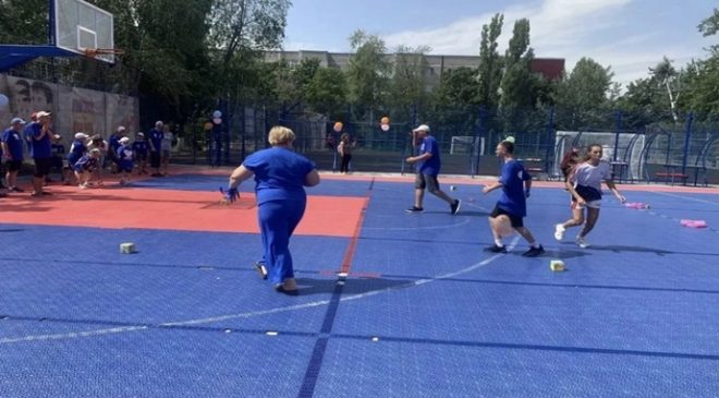 “Özel Çocukluk” parti projesi kapsamında Rostov Oblastı’ndaki Volgodonsk şehrinde bir spor etkinliği düzenlendi