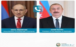 Ermenistan Cumhuriyeti Başbakanı Nikol Paşinyan, Azerbaycan Cumhuriyeti Cumhurbaşkanı İlham Aliyev’i aradı