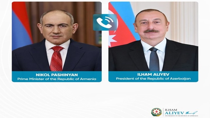 Ermenistan Cumhuriyeti Başbakanı Nikol Paşinyan, Azerbaycan Cumhuriyeti Cumhurbaşkanı İlham Aliyev’i aradı