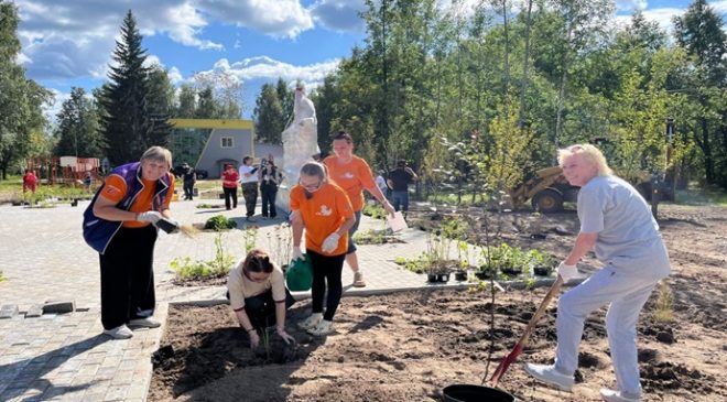 Perm Bölgesi’nin Krasnovishersky İlçesi’nde, Birleşik Rusya’nın katılımıyla, SVO katılımcılarının anısına bir park düzenlendi