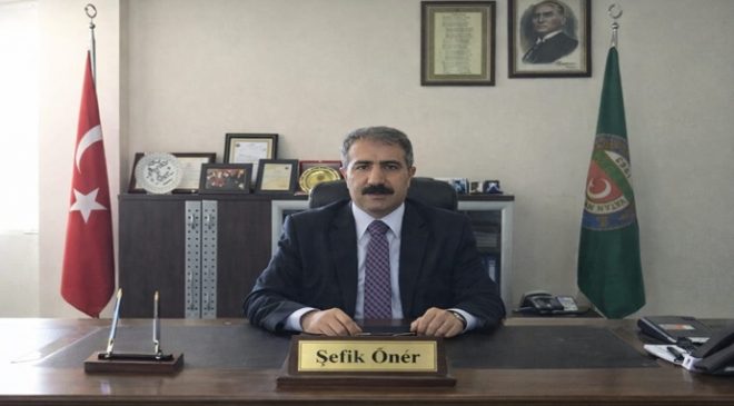 GERCÜŞ ZİRAAT ODASI BAŞKANI ŞEFİK ÖNER `DEN 30 AĞUSTOS ZAFER BAYRAMI MESAJI