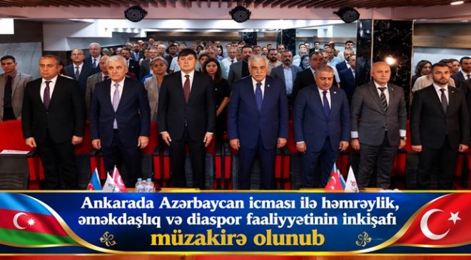 Ankarada Azərbaycan icması ilə həmrəylik, əməkdaşlıq və diaspor fəaliyyətinin inkişafı müzakirə olunub