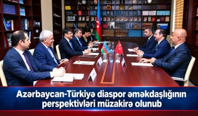 Azərbaycan-Türkiyə diaspor əməkdaşlığının perspektivləri müzakirə olunub