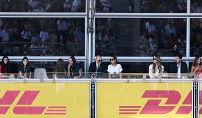 İlham Aliyev ve eşi Mehriban Aliyeva, Azerbaycan Formula 1 Grand Prix’sinin ana yarışını izledi