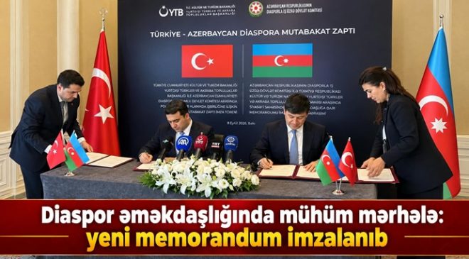 Diaspor əməkdaşlığında mühüm mərhələ: yeni memorandum imzalanıb