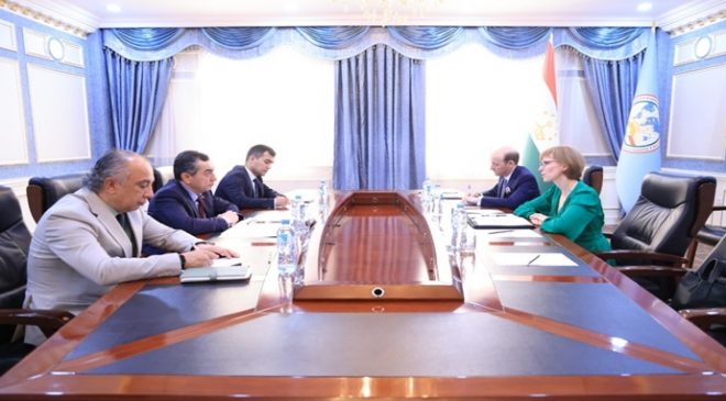 Tacikistan’daki ABD Büyükelçiliği Geçici Maslahatgüzarı ile görüşme