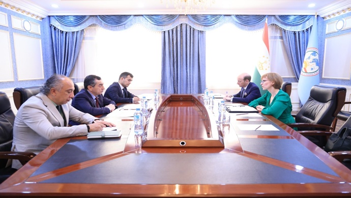 Meeting with the Chargé d’Affaires of the U.S. Embassy in Tajikistan