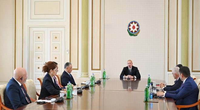 Ilham Aliyev receives security officials of the OTS member states