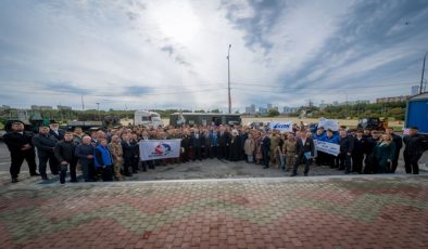 Birleşik Rusya’nın yardımıyla Surgut’tan cephe hatlarına bir parti ekipman ve makine teslim edildi