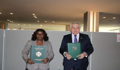 Gabon Dışişleri Bakanı ile görüşme