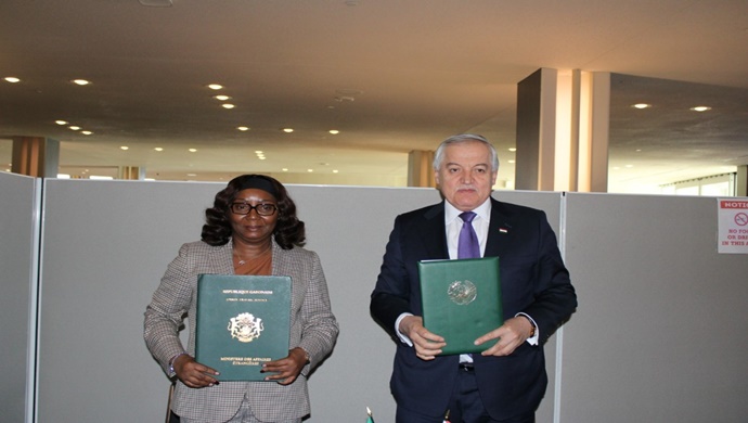 Gabon Dışişleri Bakanı ile görüşme
