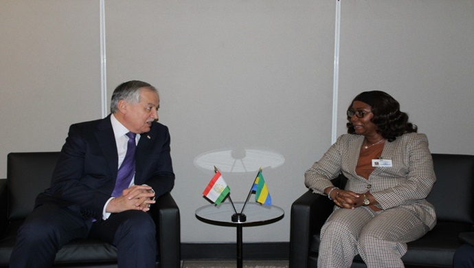Meeting with the Minister of Foreign Affairs of Gabon