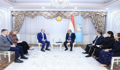 Bakan Yardımcısının Duşanbe’deki AGİT Program Ofisi Geçici Başkanı ile görüşmesi