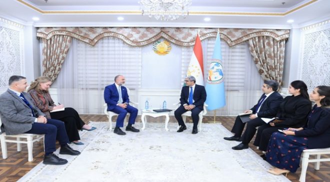 Meeting of the Deputy Minister with the Acting Head of the OSCE Programme Office in Dushanbe