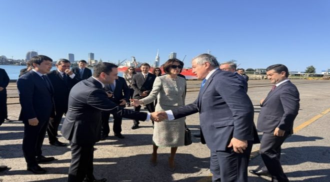 Dışişleri Bakanı’nın Batumi Limanı ziyareti