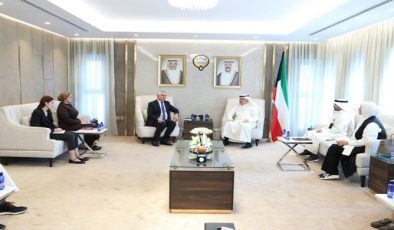 Meeting of the Ambassador with the Minister of State for Communications and Information Technology and Acting Minister of Information and Culture of Kuwait