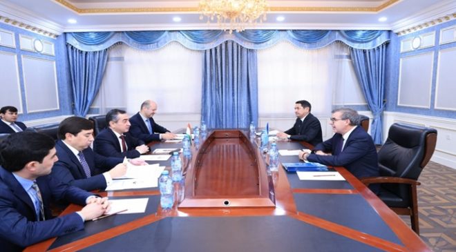 Meeting of the First Deputy Minister with the Resident Representative of the World Bank Group in Tajikistan