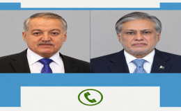 Telephone conversation between the Foreign Ministers of Tajikistan and Pakistan