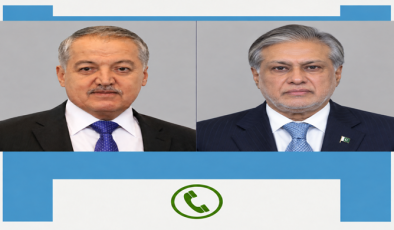 Telephone conversation between the Foreign Ministers of Tajikistan and Pakistan