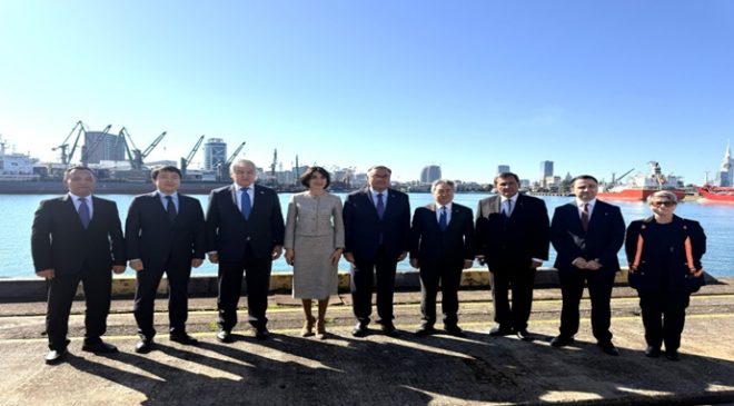 Visit of the Minister of Foreign Affairs to the Batumi Port